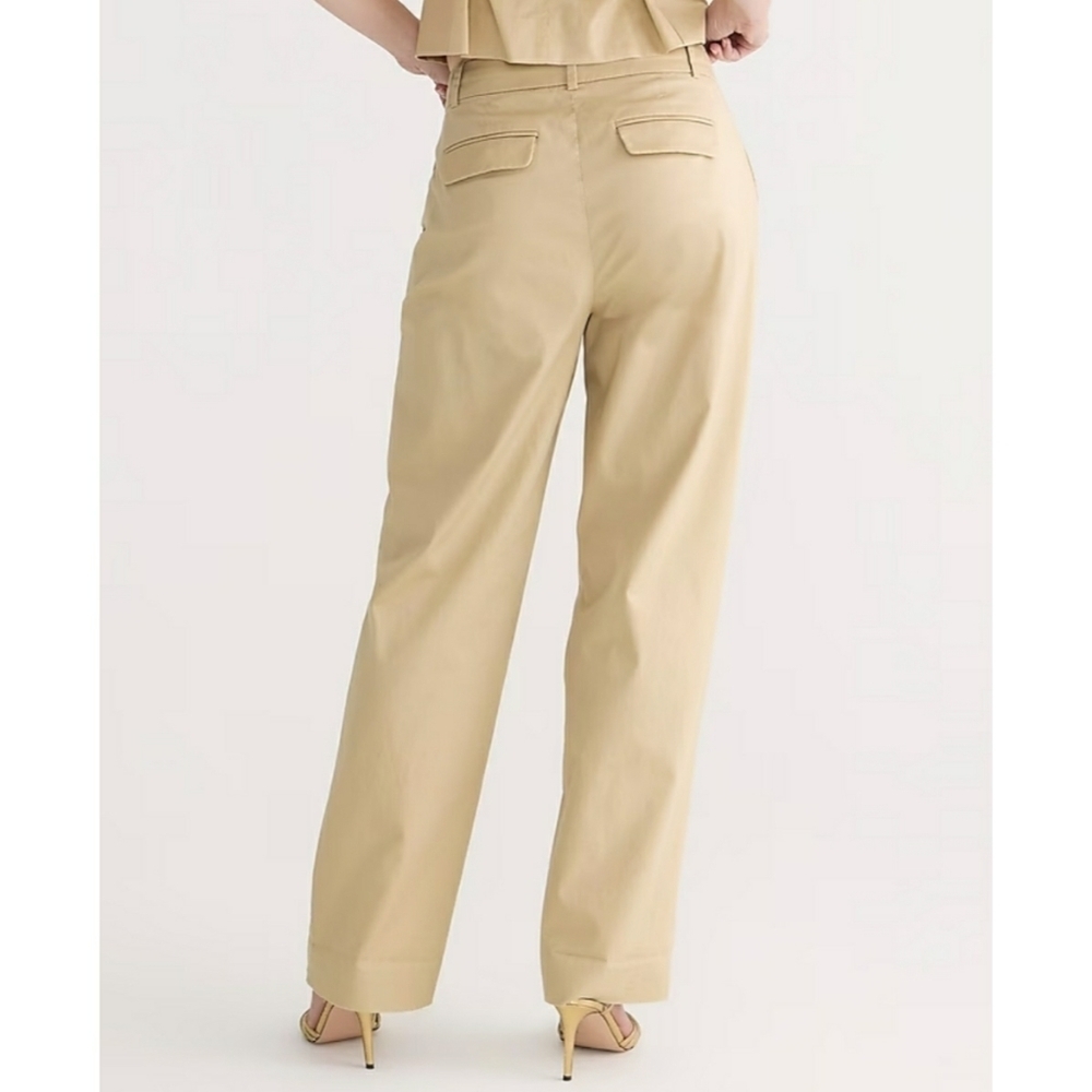 J.Crew Wide leg pleated kakhis - Picture 3 of 7